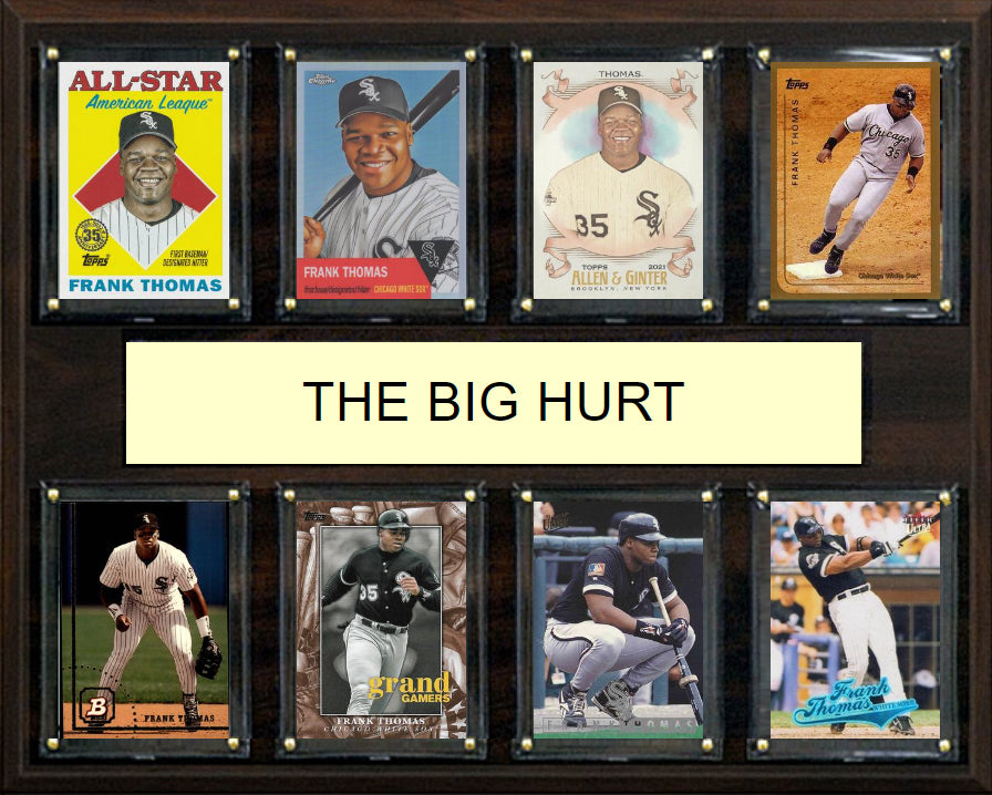 Frank Thomas The Big Hurt 8 Card Plaque Topps Bowman 2023 2024 Chicago White Sox