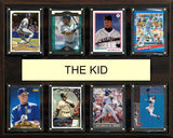 Ken Griffey Jr The Kid 8 Card Plaque Topps Bowman 2025 2024 Seattle Mariners