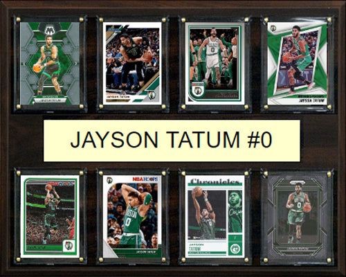 Jayson Tatum #0 Plaque 8 Cards Hoops Prizm Donruss 2025 2024 2022 Boston Celtics