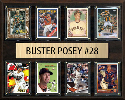 Buster Posey #28 Plaque 8 Cards Topps Bowman 2023 2024 2022 San Francisco Giants