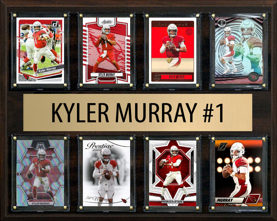 Kyler Murray 8 Card Plaque Donruss Fleer Topps 2023 2024 Arizona Cardinals