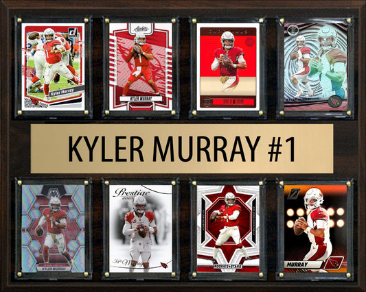 Kyler Murray 8 Card Plaque Donruss Fleer Topps 2023 2024 Arizona Cardinals