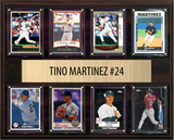 Tino Martinez New York Yankees Fan Gift Plaque 12x15 8 Cards Topps, Bowman 2024 2025 2026