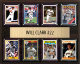Will Clark San Francisco Giants Fan Gift Plaque 12x15 8 Cards Topps, Bowman 2024 2025 2026