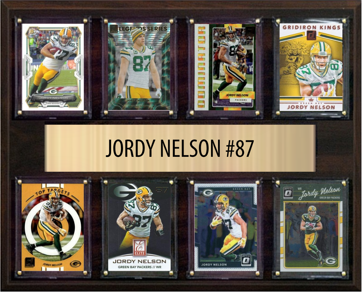 Custom Premium Fan Cave Plaque — Your Player, Your Team (8 Cards)