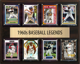 1960s Baseball Legends Fan Cave Plaque