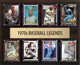 1970s Baseball Legends Fan Cave Plaque