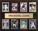 1990s Baseball Legends Fan Cave Plaque