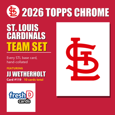 St. Louis Cardinals 2026 Topps Chrome team set