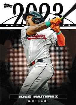 2024 Topps Series 1 2023 Greatest Hits José Ramírez #23GH-4