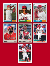 2024 Topps Archives Team Set Los Angeles Angels Mike Trout Zach Neto 1961 1970 1994