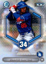 2026 Bowman Bowman Scouts' Top 100 Eduardo Quintero #BTP-34