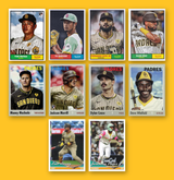 2024 Topps Archives Team Set San Diego Padres Jackson Merrill Gwynn 1961 1970 1994