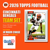 2026 Topps Football Cincinnati Bengals Team Set - Complete Hand-Collated Card Set