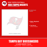 2026 Topps Football Tampa Bay Buccaneers 1991 Topps Insert Pack - 2 Cards