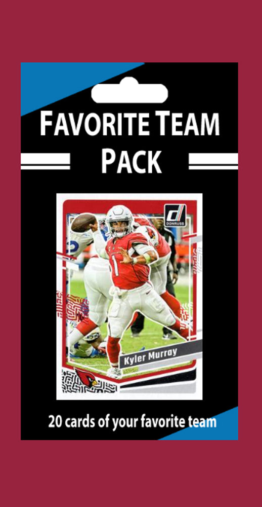 20 Card Team Pack Arizona Cardinals 2024 2023 Score Donruss Kyler Murray