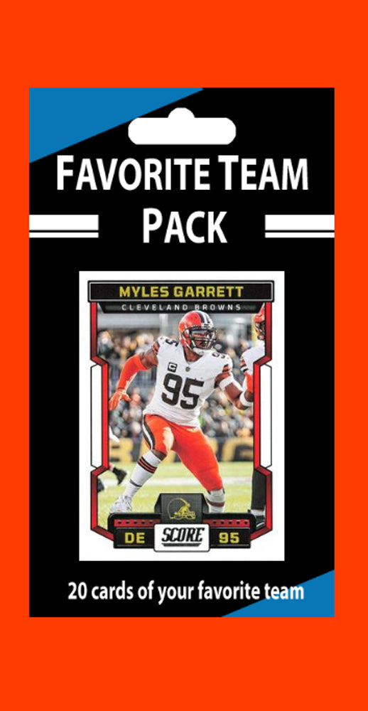 20 Card Team Pack Cleveland Browns 2024 2023 Score Donruss Myles Garrett