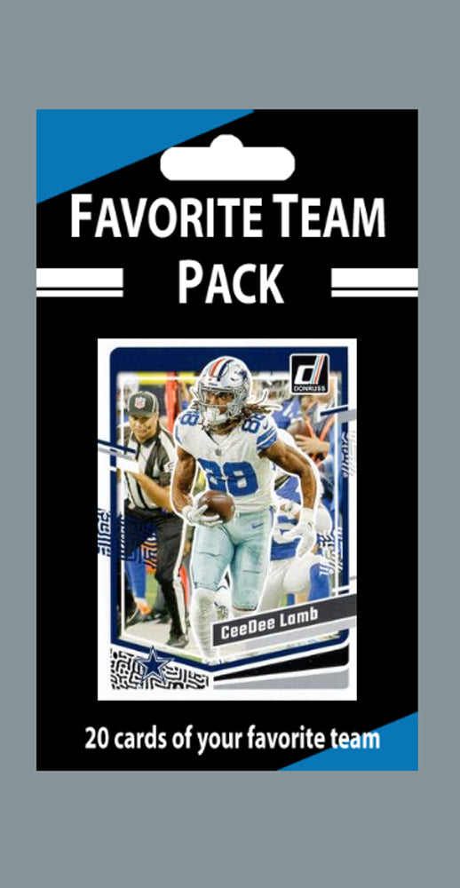 20 Card Team Pack Dallas Cowboys 2024 2023 Score Donruss Dak Prescott CeeDee Lamb