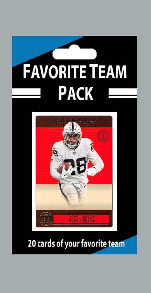 20 Card Team Pack Las Vegas Raiders 2024 2023 Score Donruss Josh Jacobs