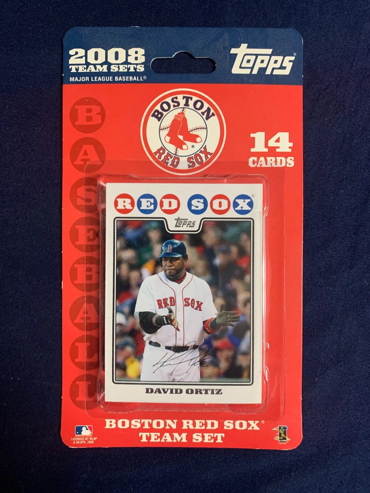 2008 Topps Boston Red Sox Factory Sealed Team Set David Ortiz Jason Varitek