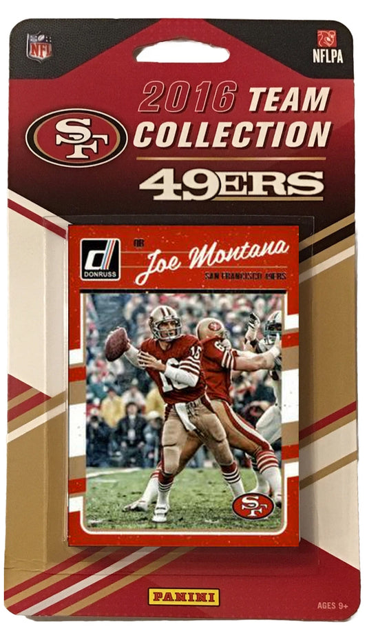 2016 Donruss NFL Factory Sealed Team Set San Francisco 49ers Joe Montana Bowman Hyde