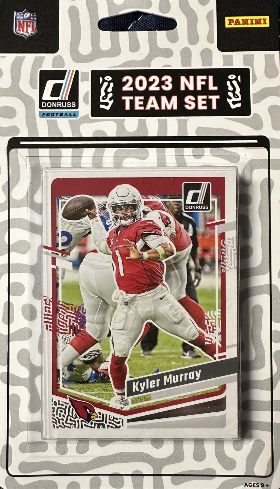 2023 Donruss Arizona Cardinals NFL Team Collection Hanger Set plaque