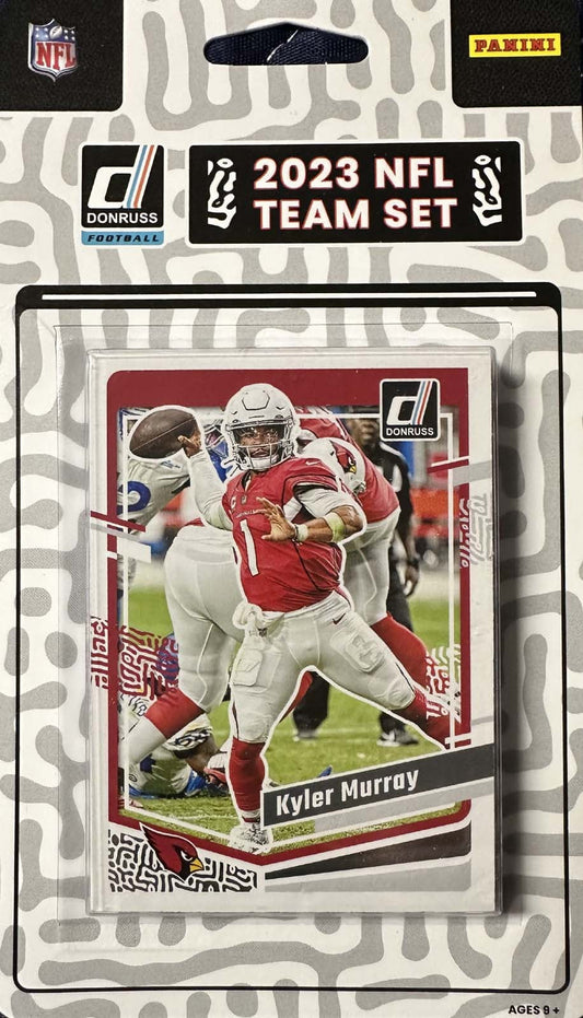 2023 Donruss Arizona Cardinals NFL Team Collection Hanger Set plaque