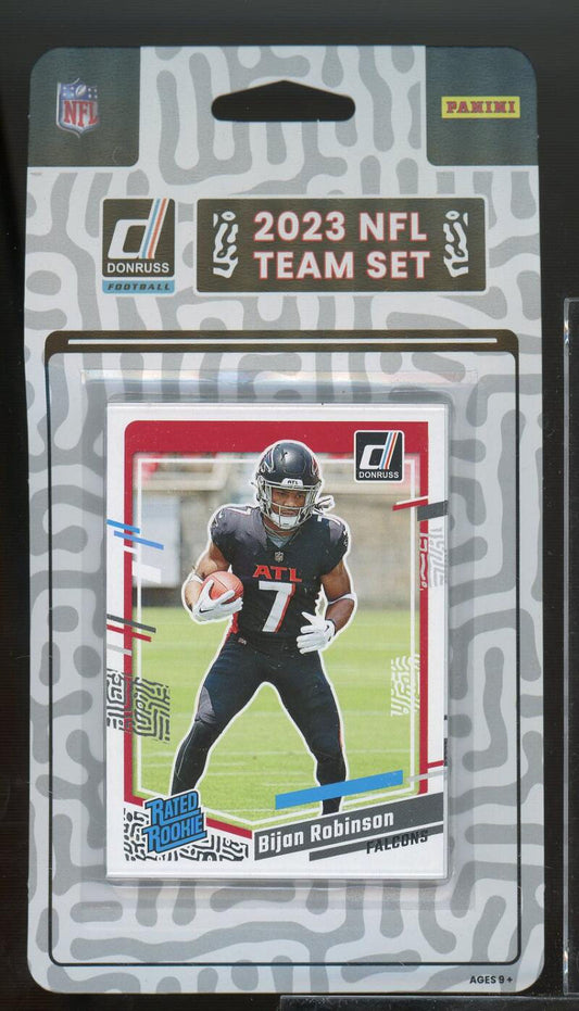 2023 Donruss Atlanta Falcons NFL Team Collection Hanger Set plaque
