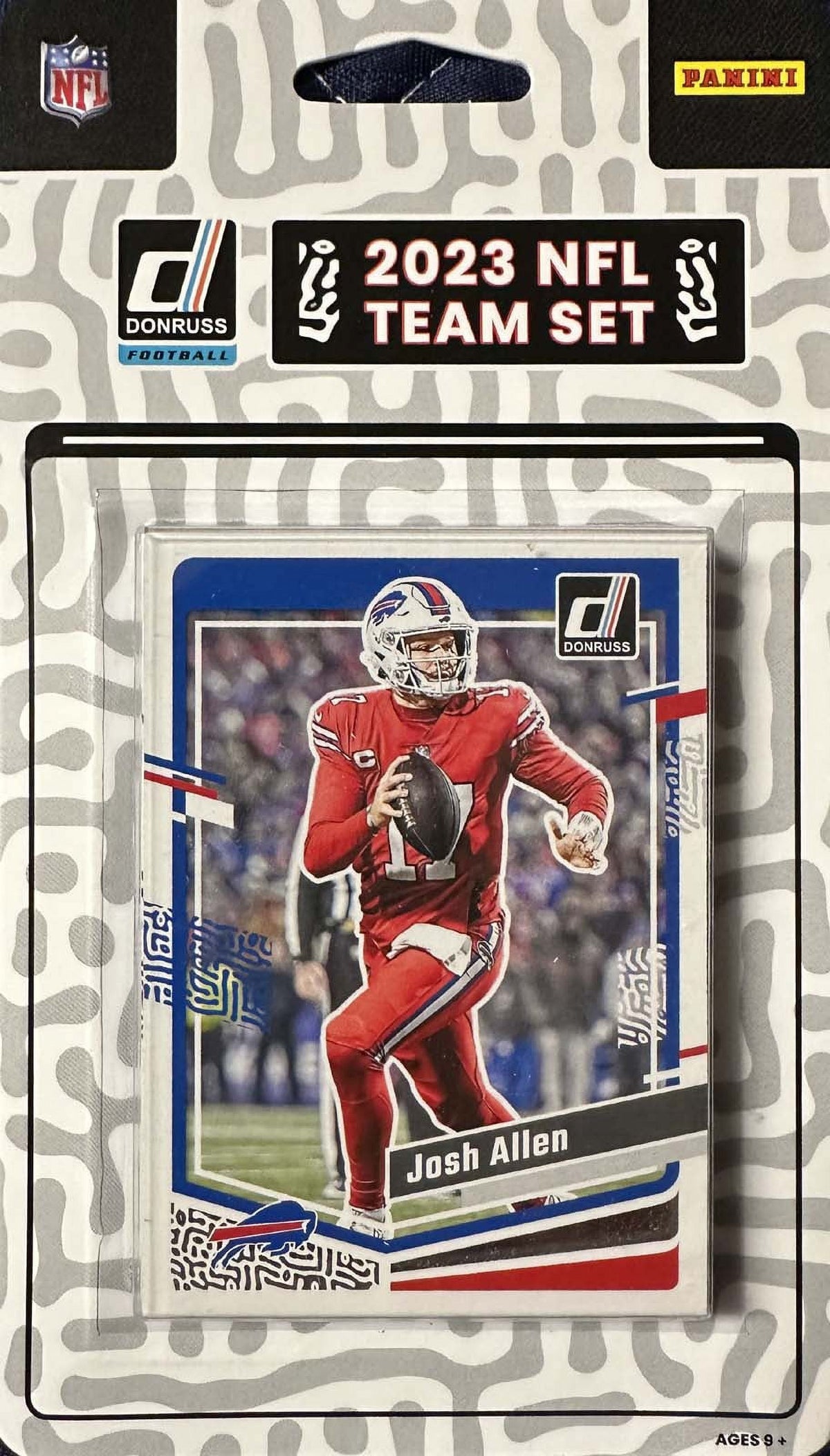2023 Donruss Buffalo Bills NFL Team Collection Hanger Set plaque