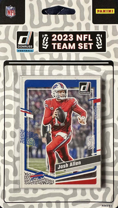 2023 Donruss Buffalo Bills NFL Team Collection Hanger Set plaque