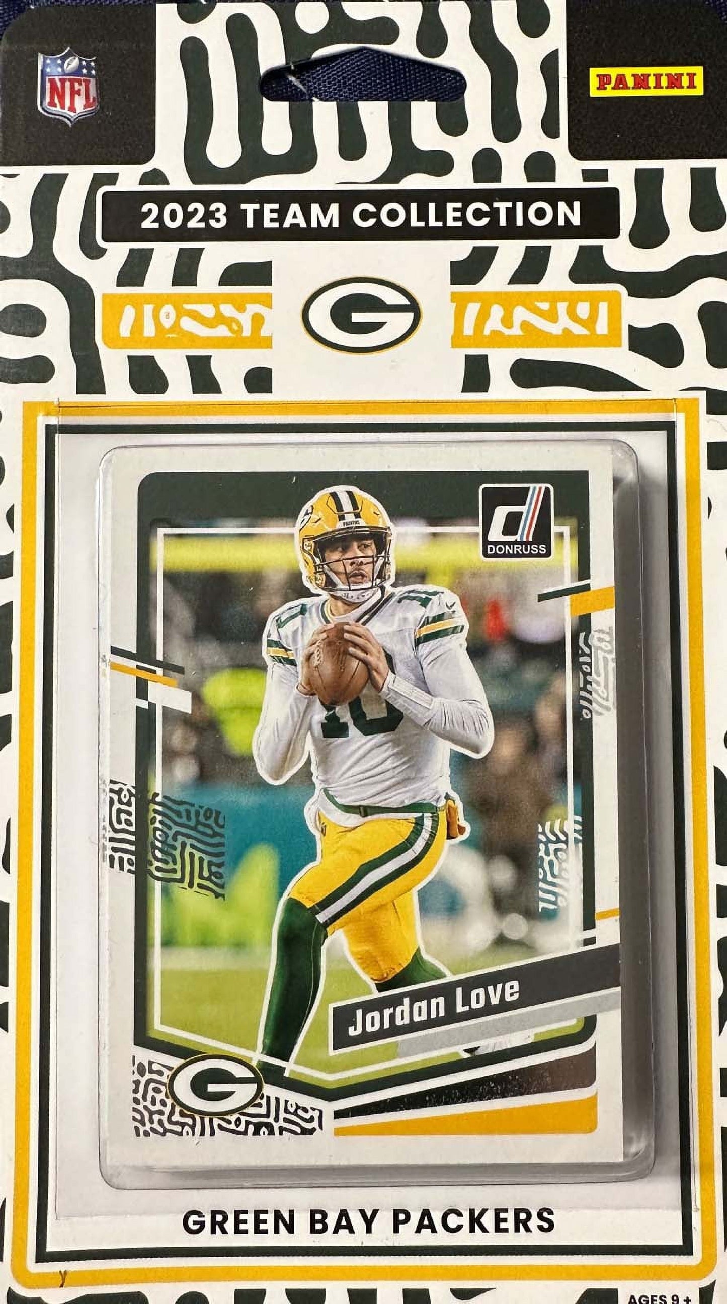 2023 Donruss Green Bay Packers NFL Team Collection Hanger Set plaque