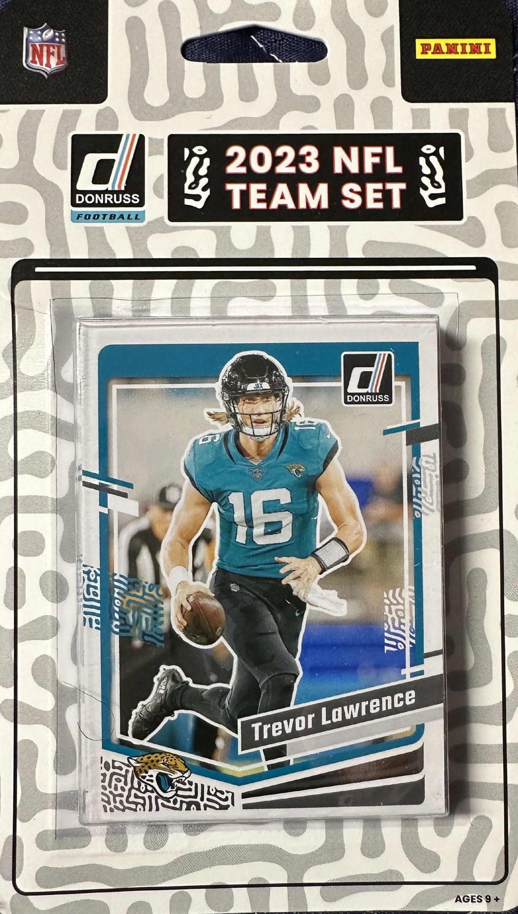 2023 Donruss Jacksonville Jaguars NFL Team Collection Hanger Set plaque