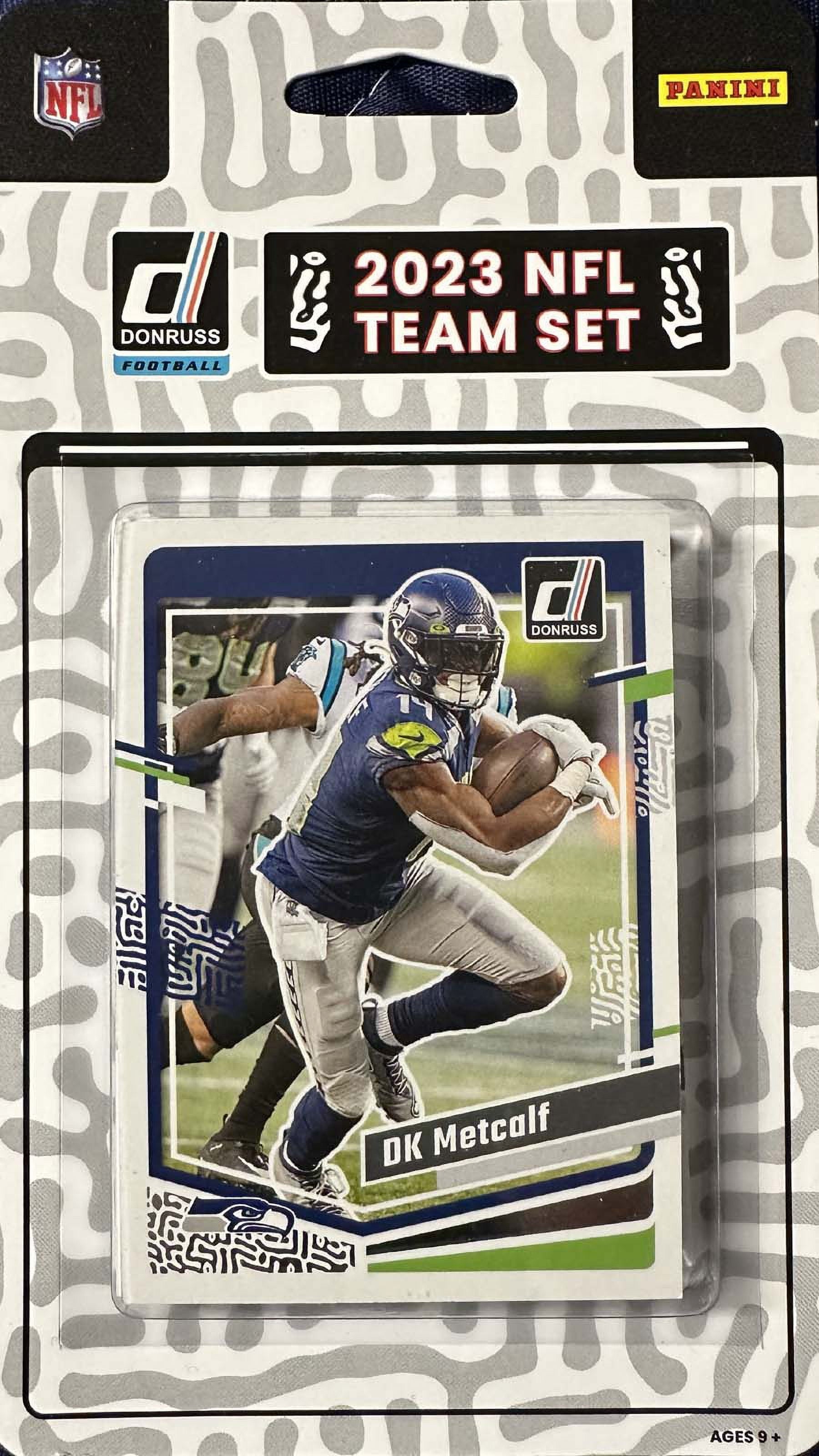 2023 Donruss Seattle Seahawks NFL Team Collection Hanger Set plaque