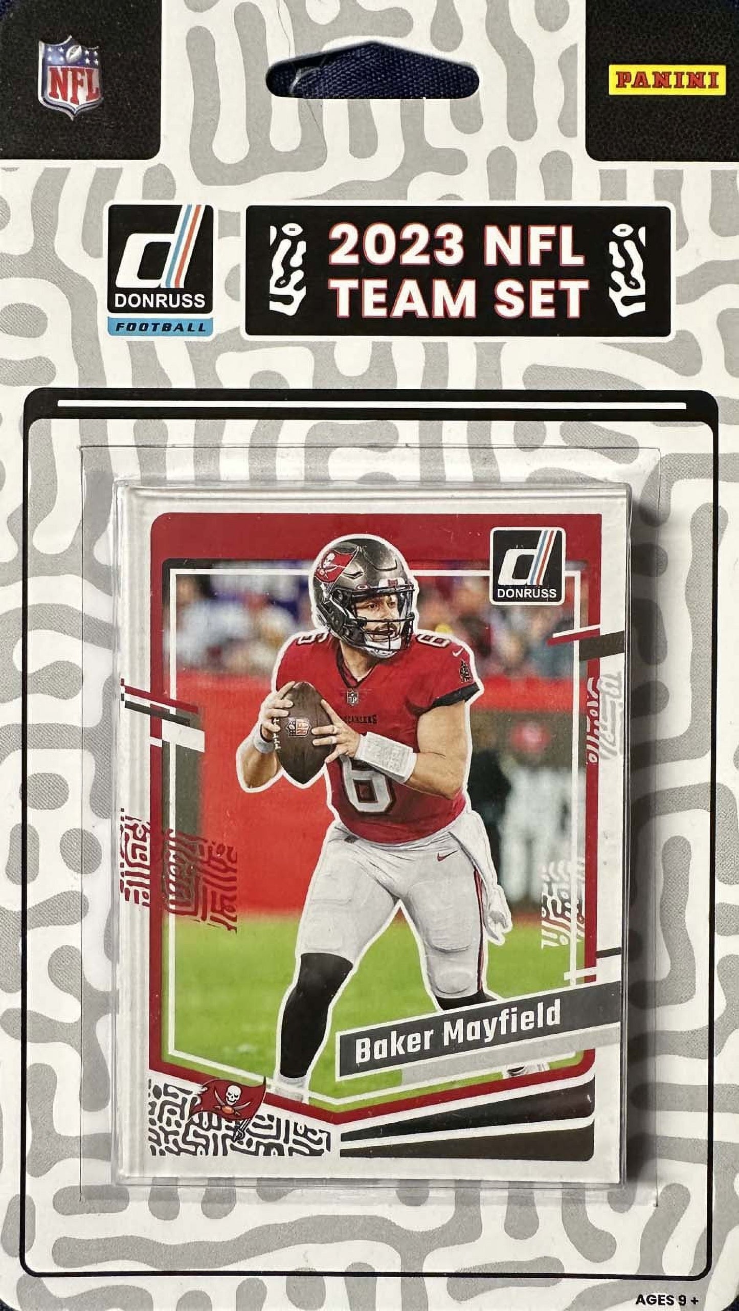 2023 Donruss Tampa Bay Buccaneers Factory Sealed Team Set Baker Mayfield plaque