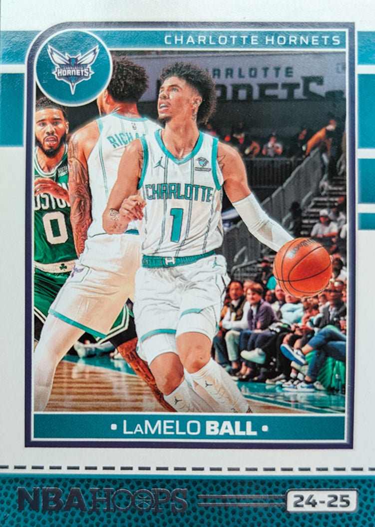 2024-25 NBA Hoops Factory Sealed NBA Team Set Charlotte Hornets LaMelo Ball Simpson Salaun RC plaque