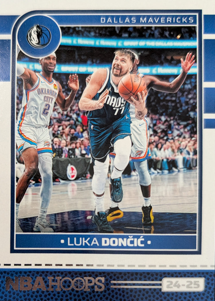 2024-25 NBA Hoops Factory Sealed NBA Team Set Dallas Mavericks Luka Doncic Kyrie Klay Thompson plaque