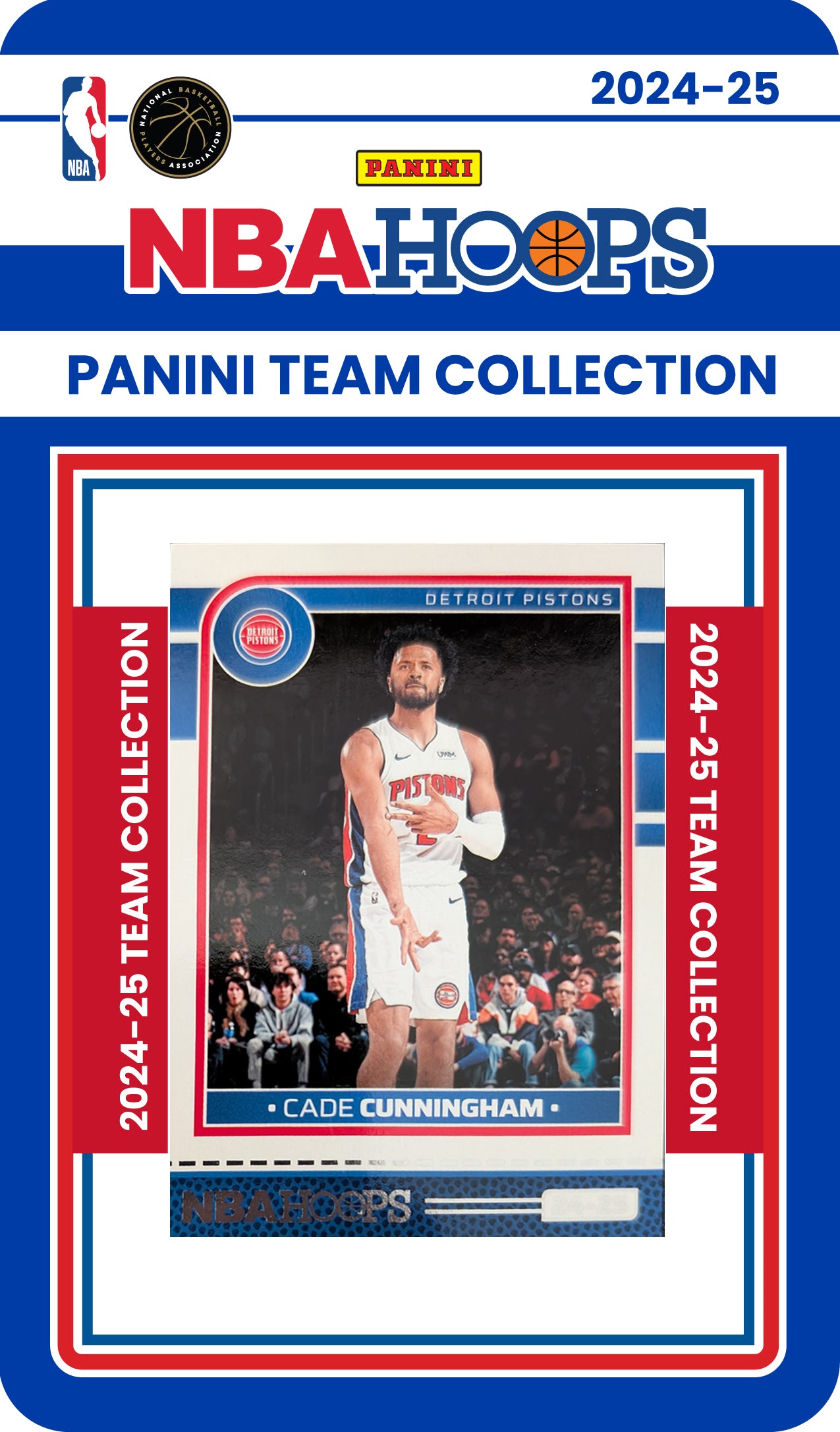 2024-25 NBA Hoops Factory Sealed NBA Team Set Detroit Pistons Ron Holland II plaque