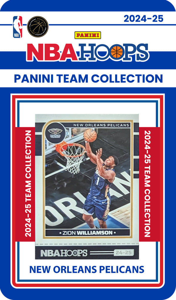 2024-25 NBA Hoops Factory Sealed NBA Team Set New Orleans Pelicans Zion Williamson plaque
