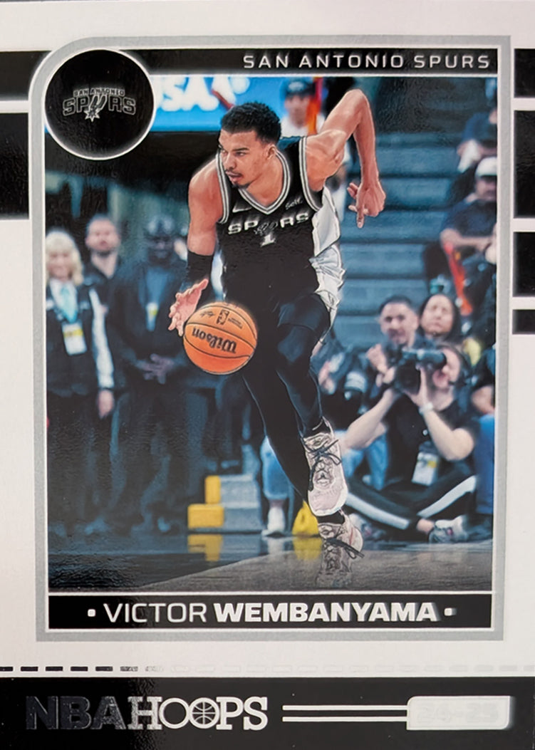 2024-25 NBA Hoops Factory Sealed NBA Team Set San Antonio Spurs Victor Wembanyama plaque