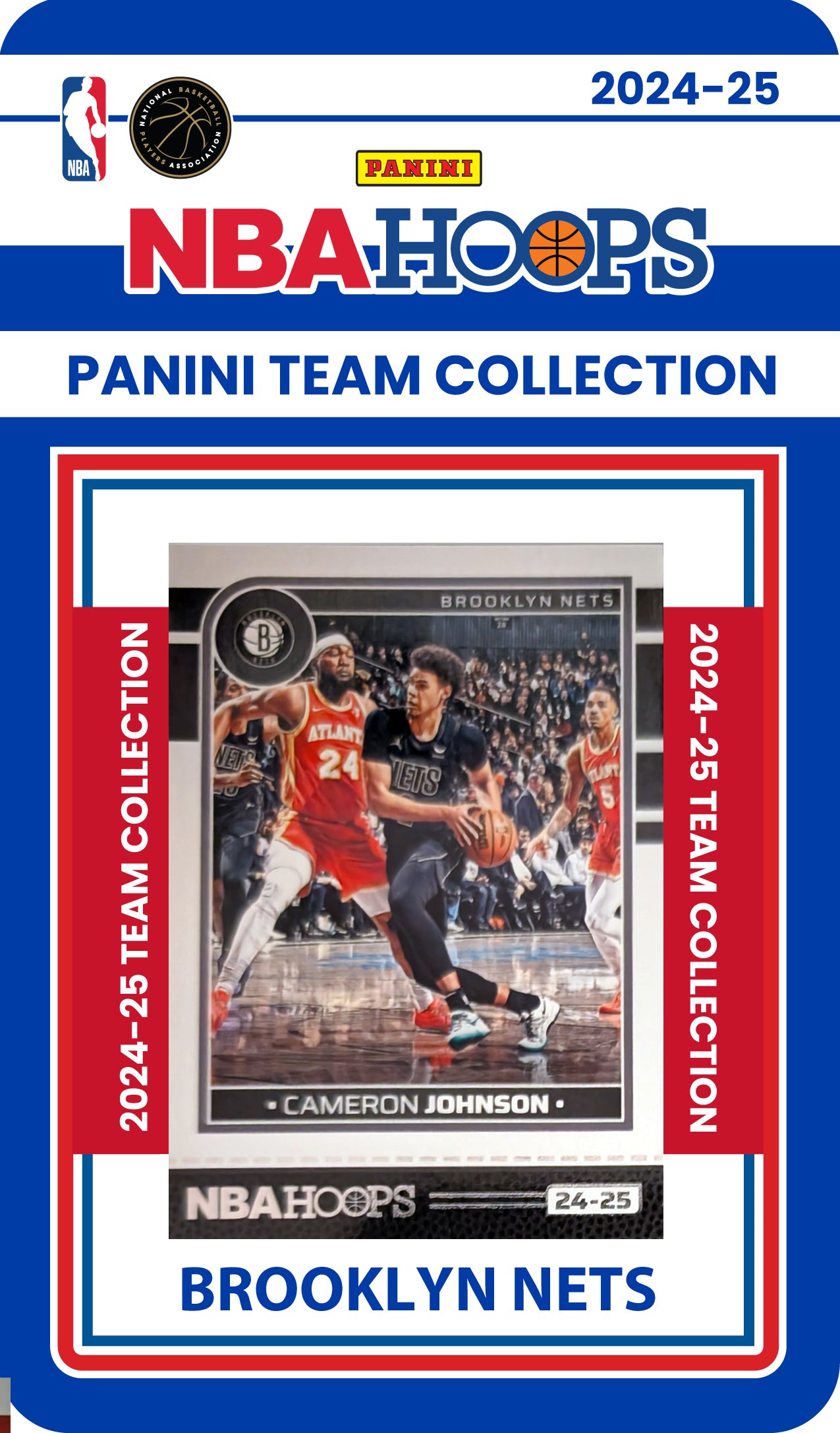 2024-25 NBA Hoops Factory Sealed Team Set Brooklyn Nets Cameron Thomas plaque