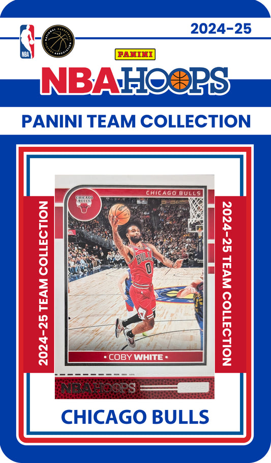2024-25 NBA Hoops Factory Sealed Team Set Chicago Bulls LaVine Buzelis RC plaque