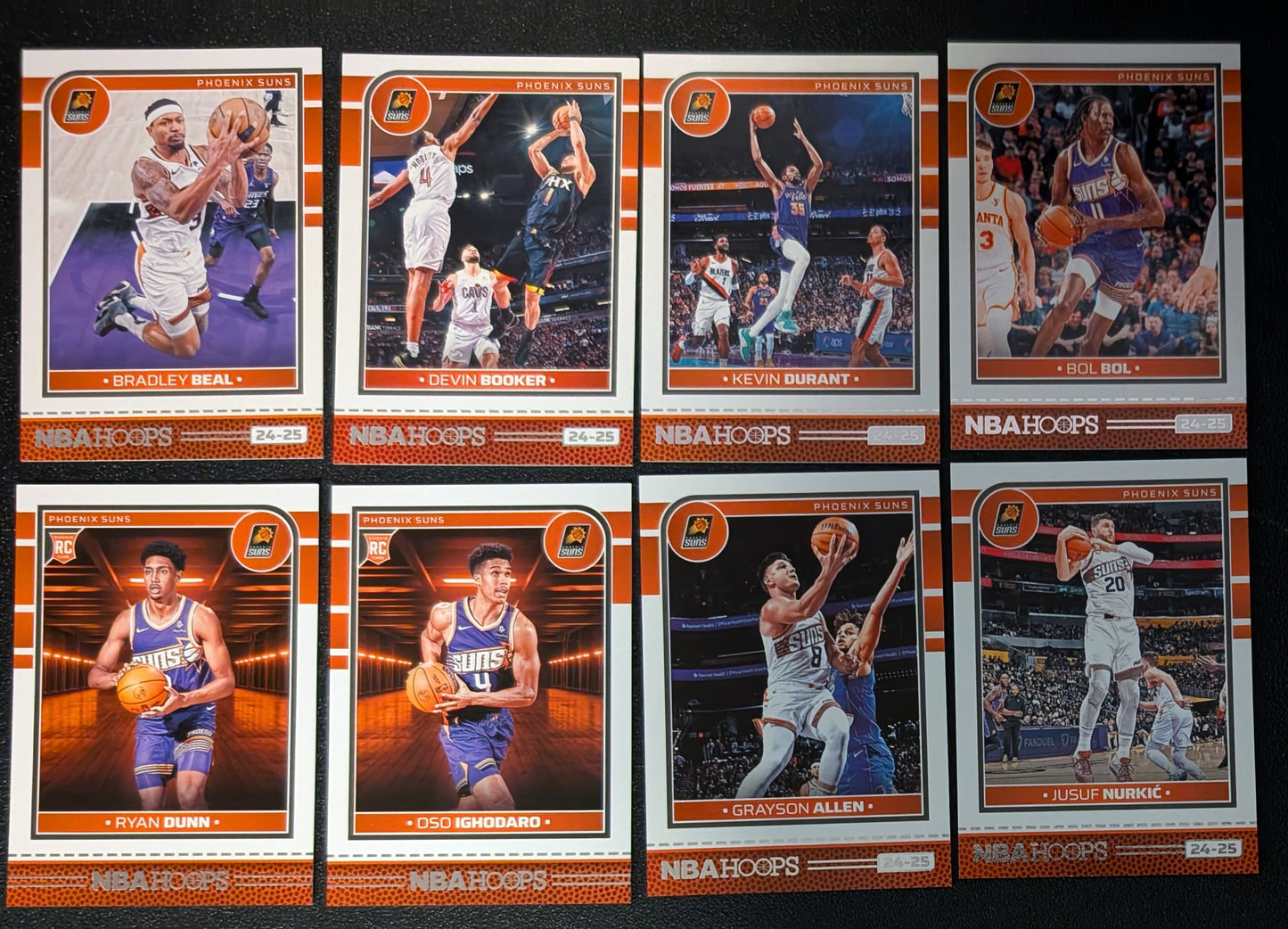 2024-25 NBA Hoops Factory Sealed Team Set Phoenix Suns Devin Booker Kevin Durant plaque