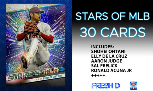 2024 Topps Series 1 Stars Of MLB Complete Set of 30 - Elly De La Cruz