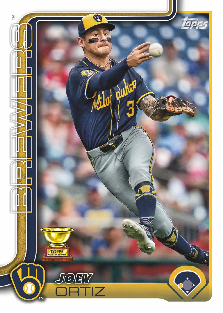 2024 Baseball Team Pack  20 Card Pack Robin Yount + 2025 Topps Series 1 Team Set - Brewers plaque