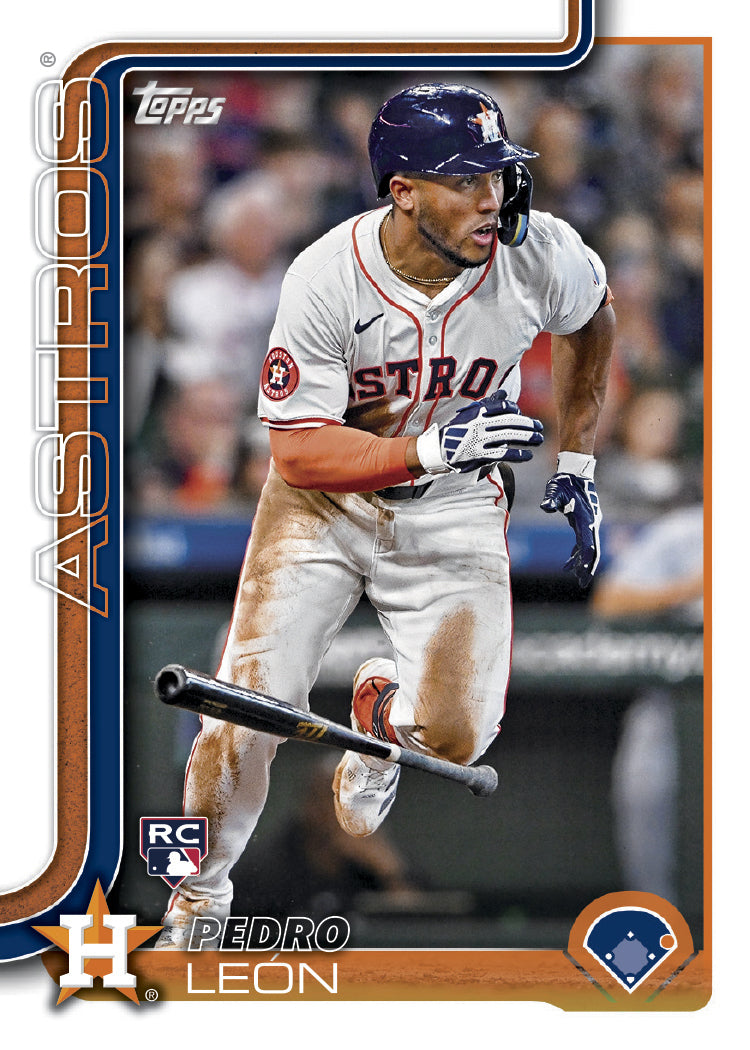 2024 Baseball Team Pack Astros 20 Card Pack Nolan Ryan + 2025 Topps Series 1 Team Set - Yordan Alvarez plaque