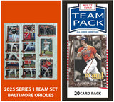 2024 Baseball Team Pack Orioles 20 Card Pack Ripken + 2025 Topps Series 1 Team Set