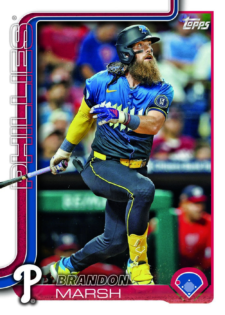 2024 Baseball Team Pack Phillies 20 Card Pack Mike Schmidt + 2025 Topps Series 1 Team Set - Bryce Harper plaque
