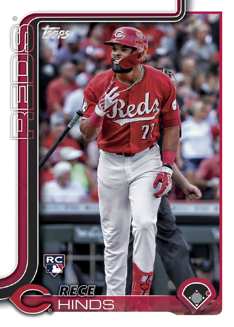 2024 Baseball Team Pack Reds 20 Card Pack Joey Votto + 2025 Topps Series 1 Team Set Elly De La Cruz plaque