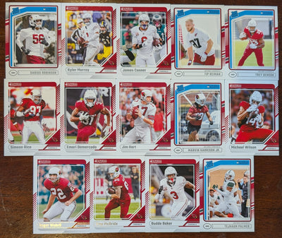 2024 Donruss Arizona Cardinals NFL Team Set Marvin Harrison MHJ 393 plaque