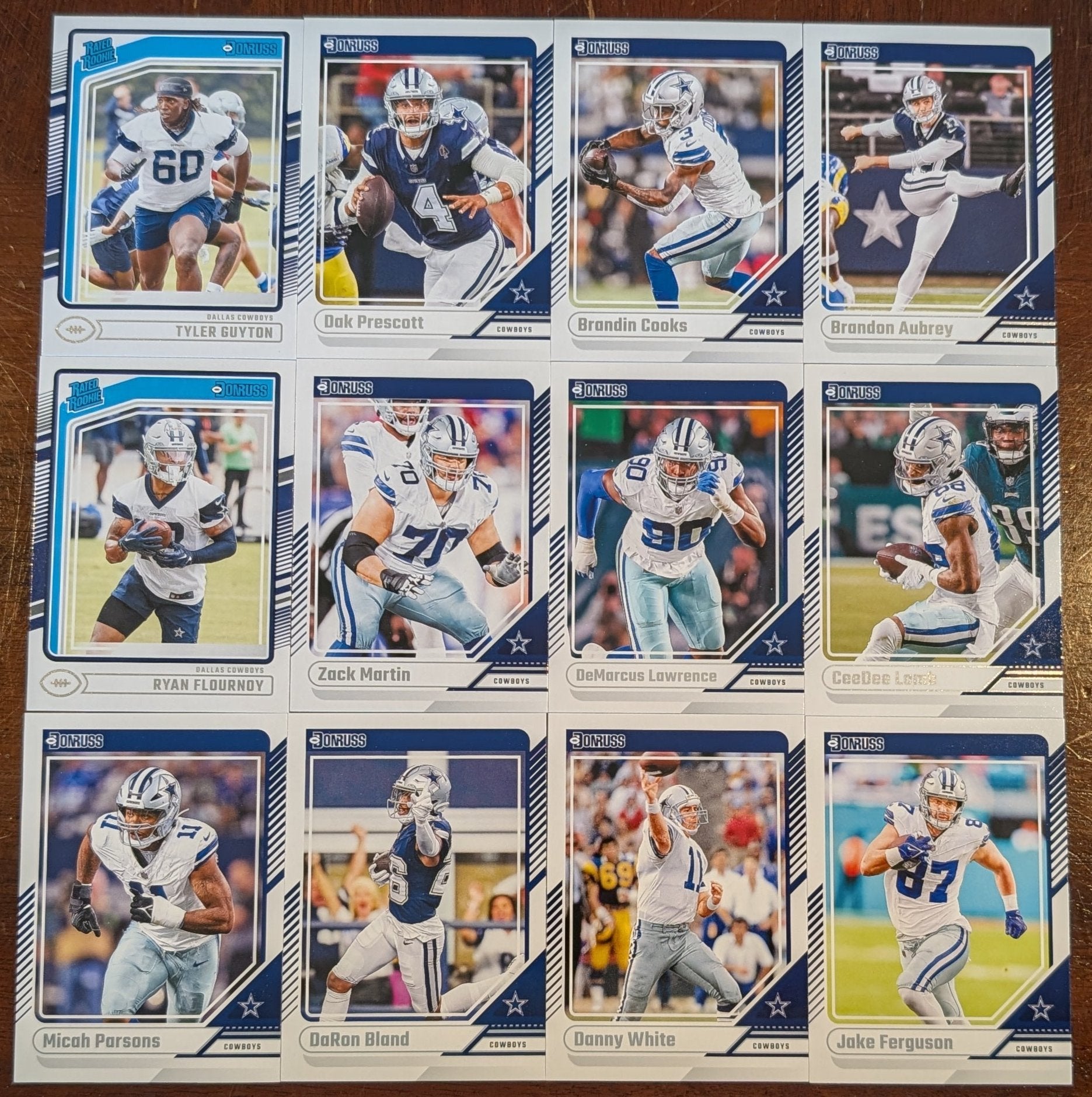2024 Donruss Dallas Cowboys NFL Team Set Dak Prescott plaque